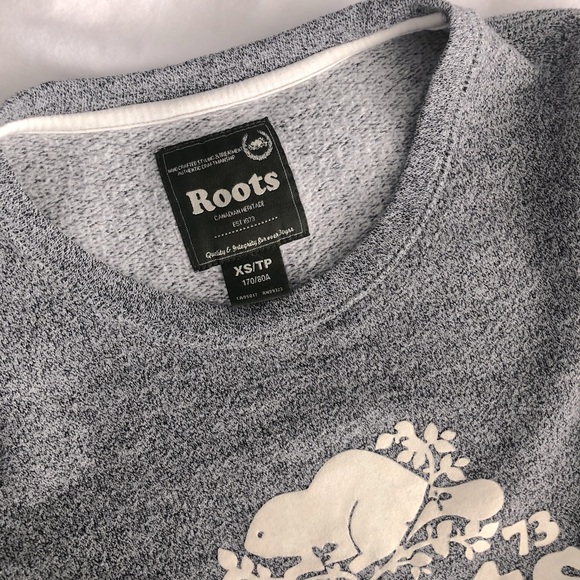 Roots crew neck sweater size xs - Picture 2 of 4